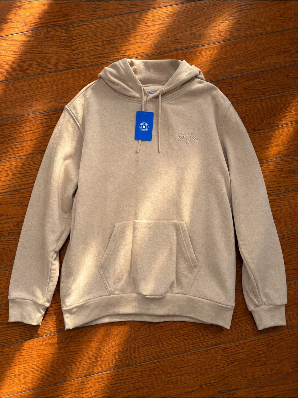 Hurley Sandstone Neutral Pullover Hoodie Sz XXL NWT